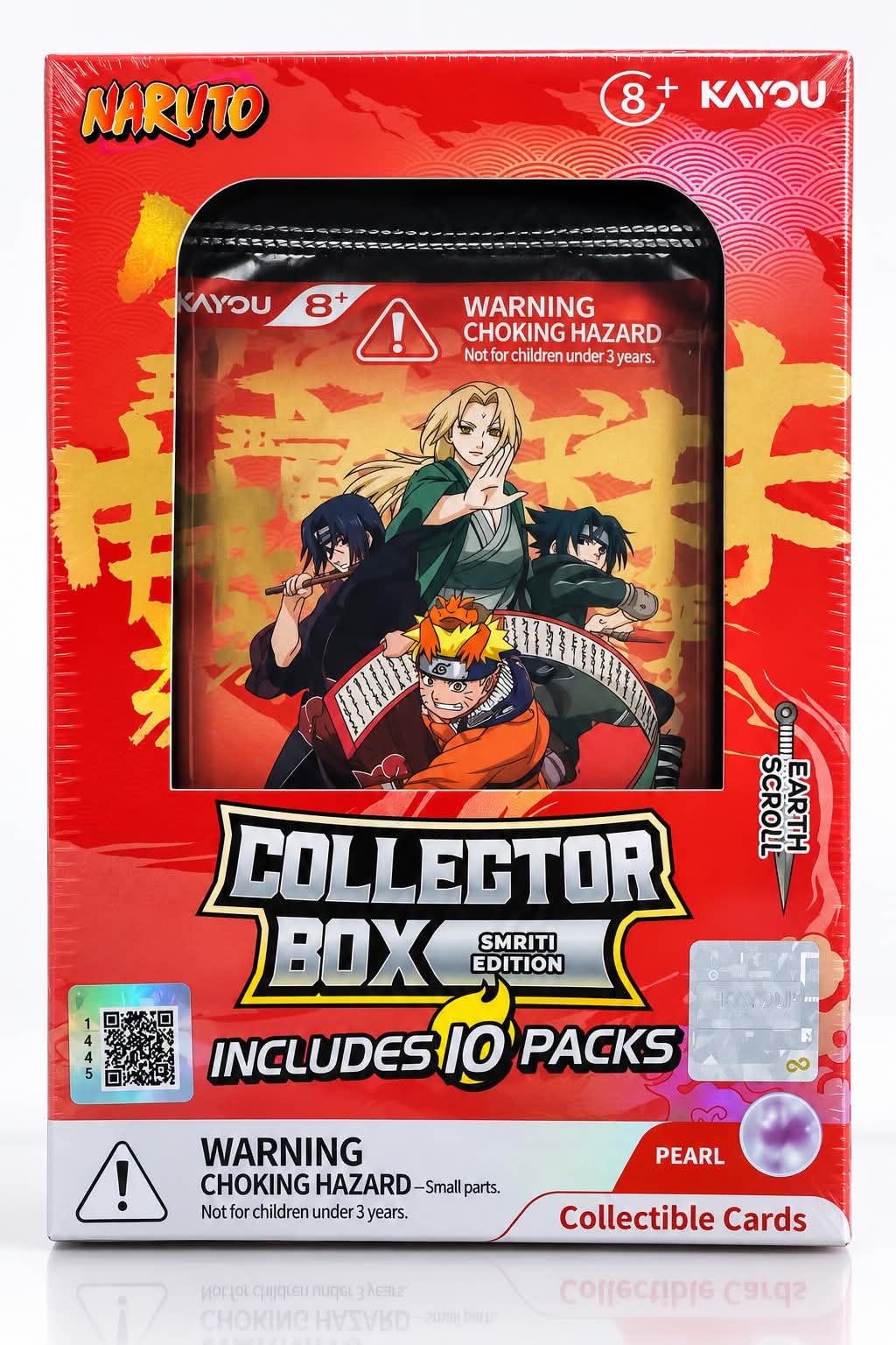 KAYOU NARUTO Smriti Collectible Cards Earth Scroll Collector Box 10 packs Factory Sealed