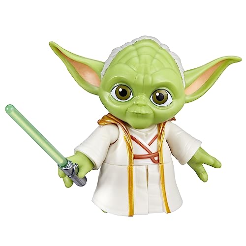 Star Wars: Young Jedi Adventures Yoda Action Figure, 3-Inch-Tall Toys, Preschool Toys for 3 Year Old Boys & Girls
