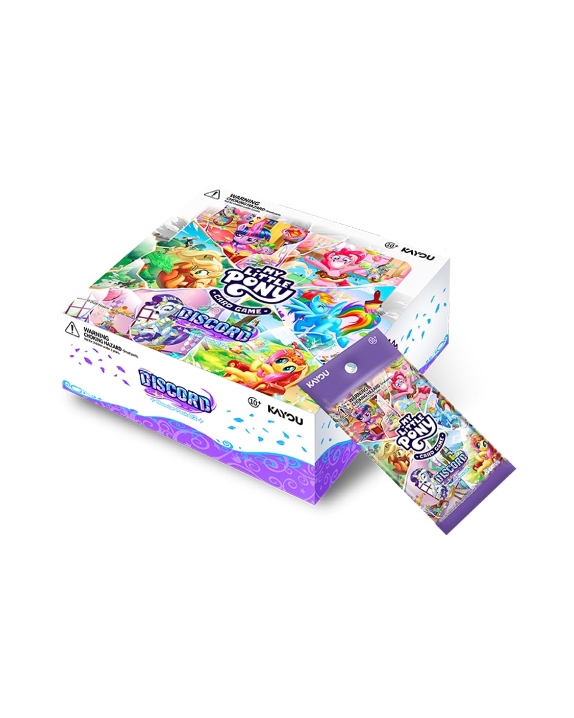 Kayou My Little Pony Trading Card Game, Discord, TCG, 20 Packs, 5 Cards/Pack, for Age 10+