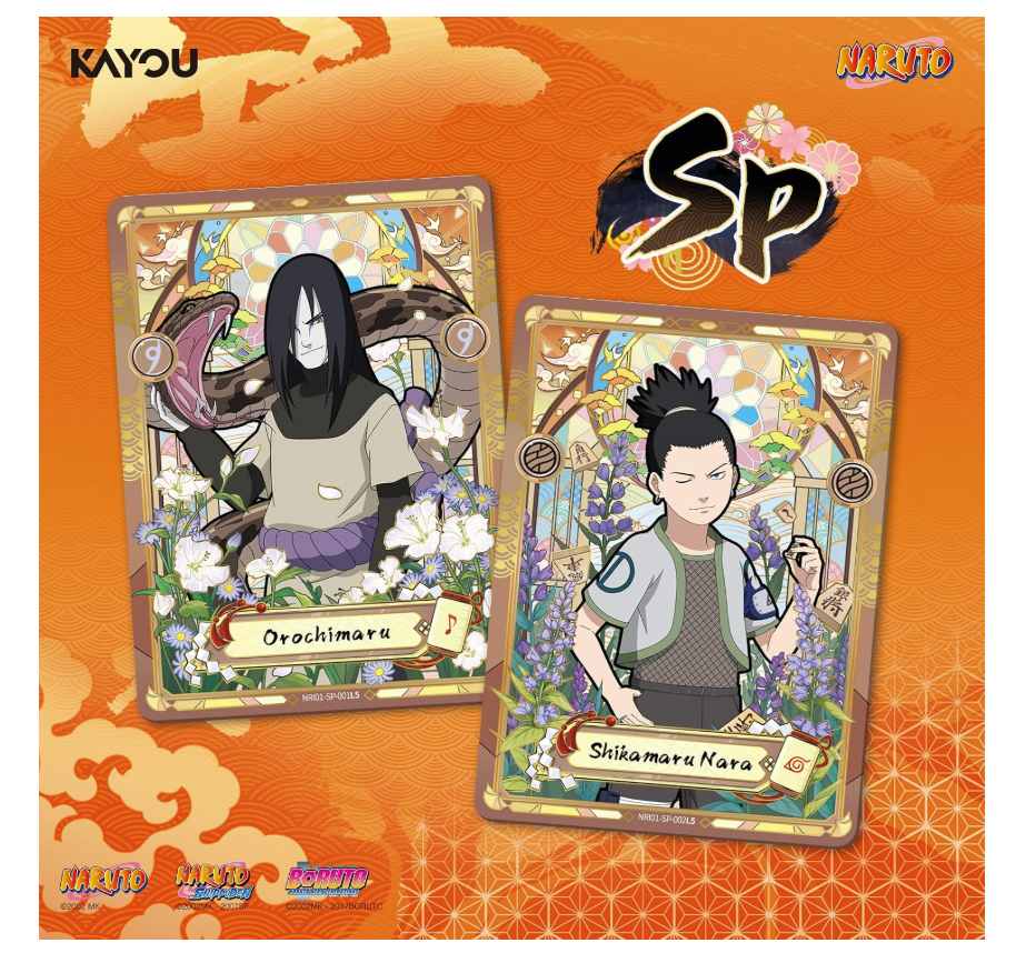 KAYOU Naruto Collectible Cards Earth Scroll Collector Box — 5 Packs, 8 Cards Per Pack | Smriti Series | Blind Pack TCG