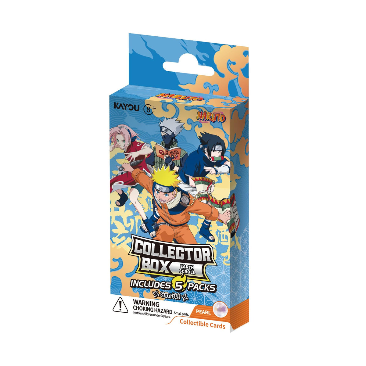 Kayou Naruto Smriti Collectible Cards, Earth Scroll Edition, Series 3, 5 Packs, 8 Cards/Pack