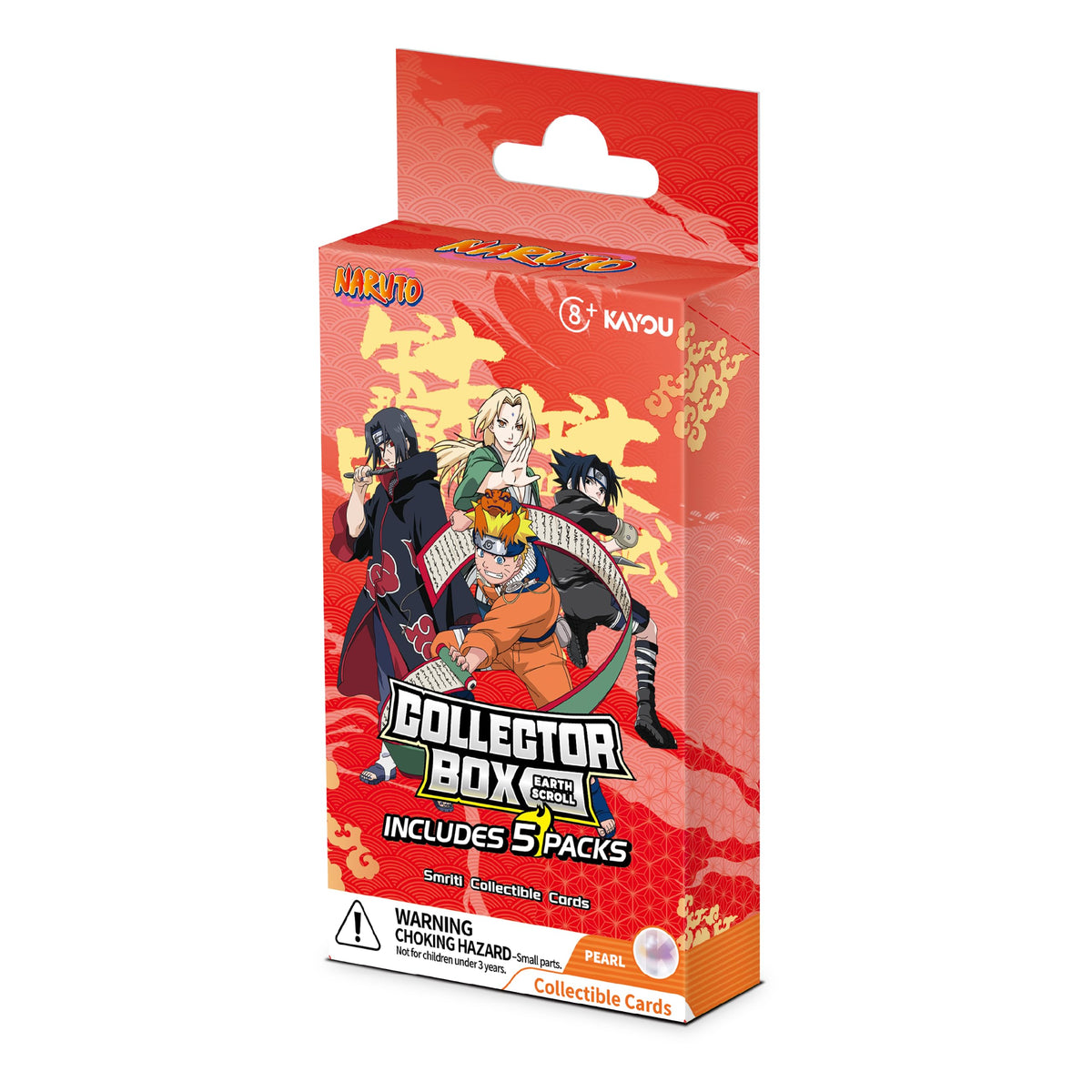 Naruto-Smriti Collectible Cards-Earth Scroll-Collector Box-5 Packs