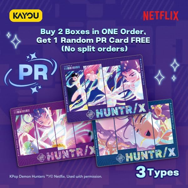 KAYOU K-Pop Demon Hunters Trading Cards – Classic Edition Series 1 Booster Box (New & Sealed)