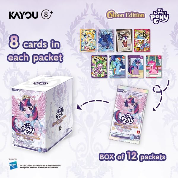 KAYOU My Little Pony Friendship Eternal Cards – Moon Edition Series 3 Booster Box (New & Sealed)