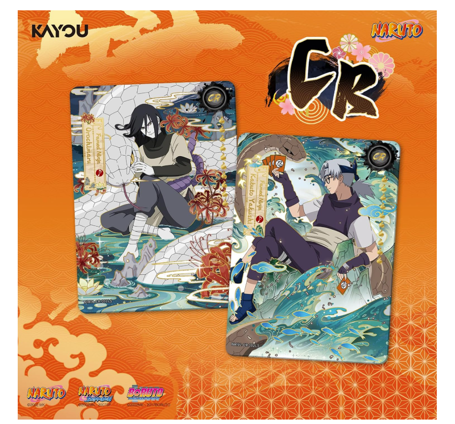 KAYOU Naruto Collectible Cards Earth Scroll Collector Box — 5 Packs, 8 Cards Per Pack | Smriti Series | Blind Pack TCG